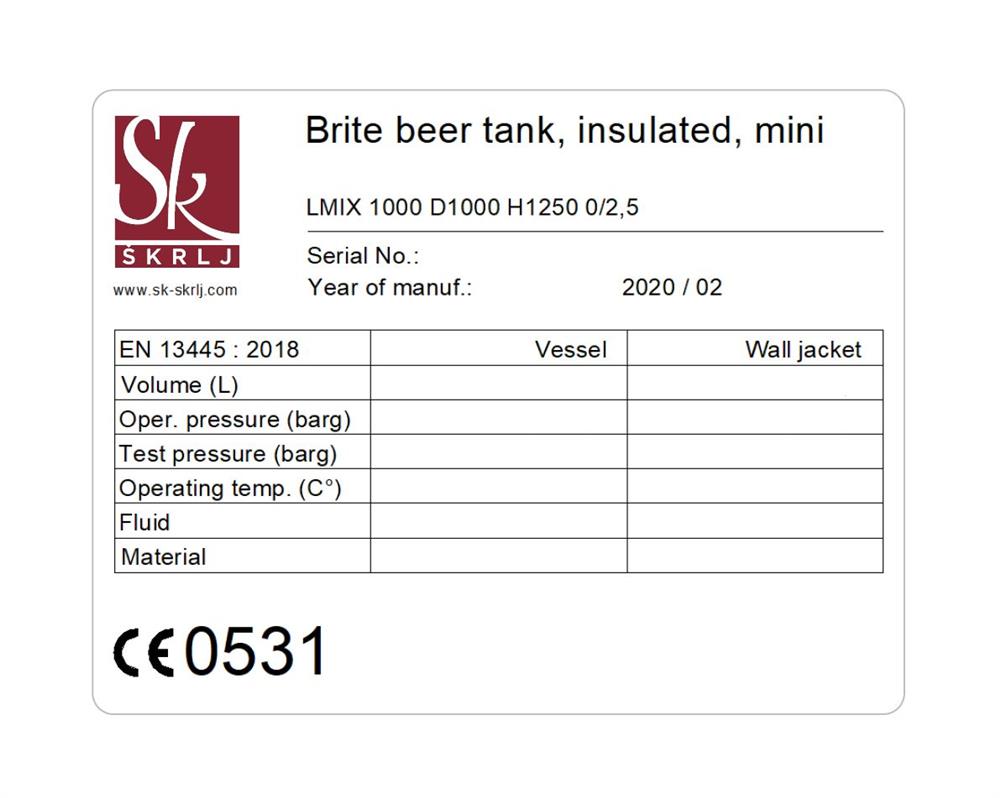 Identification plate